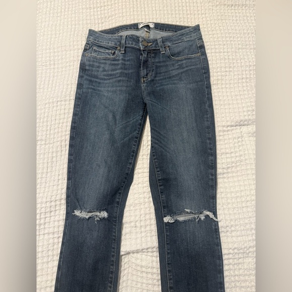 Paige Womens Jeans Verdugo Ankle Skinny Stretchy Dark Wash Size 29 - Picture 2 of 8
